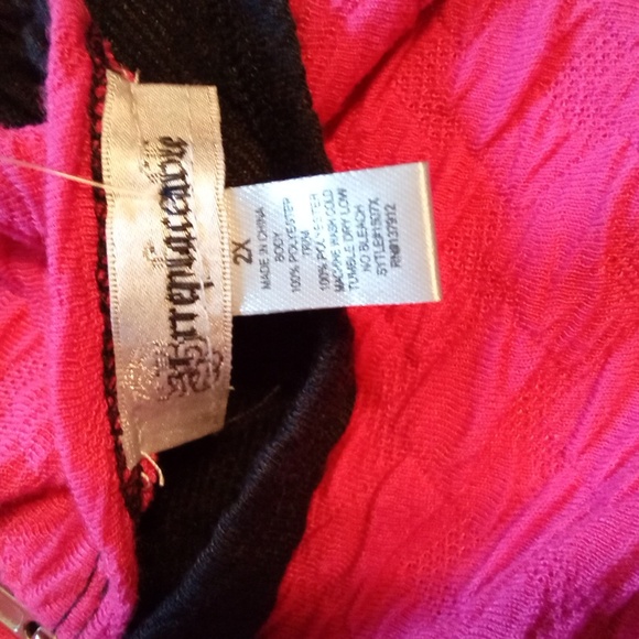 Nwt Color Block Sleeveless Dress (2X) - Picture 12 of 16